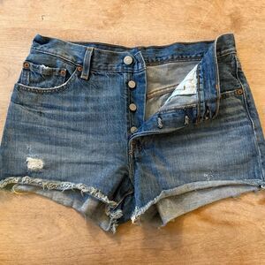 Levi-s Women's Blue and Navy Shorts